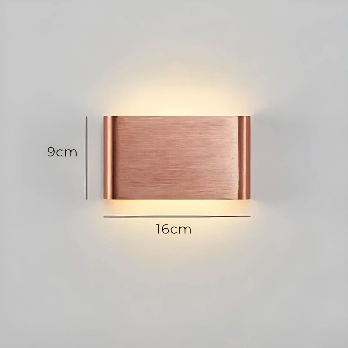 Skorter | Modern LED Wall Lamp – Elegant Aluminum & Glass Design