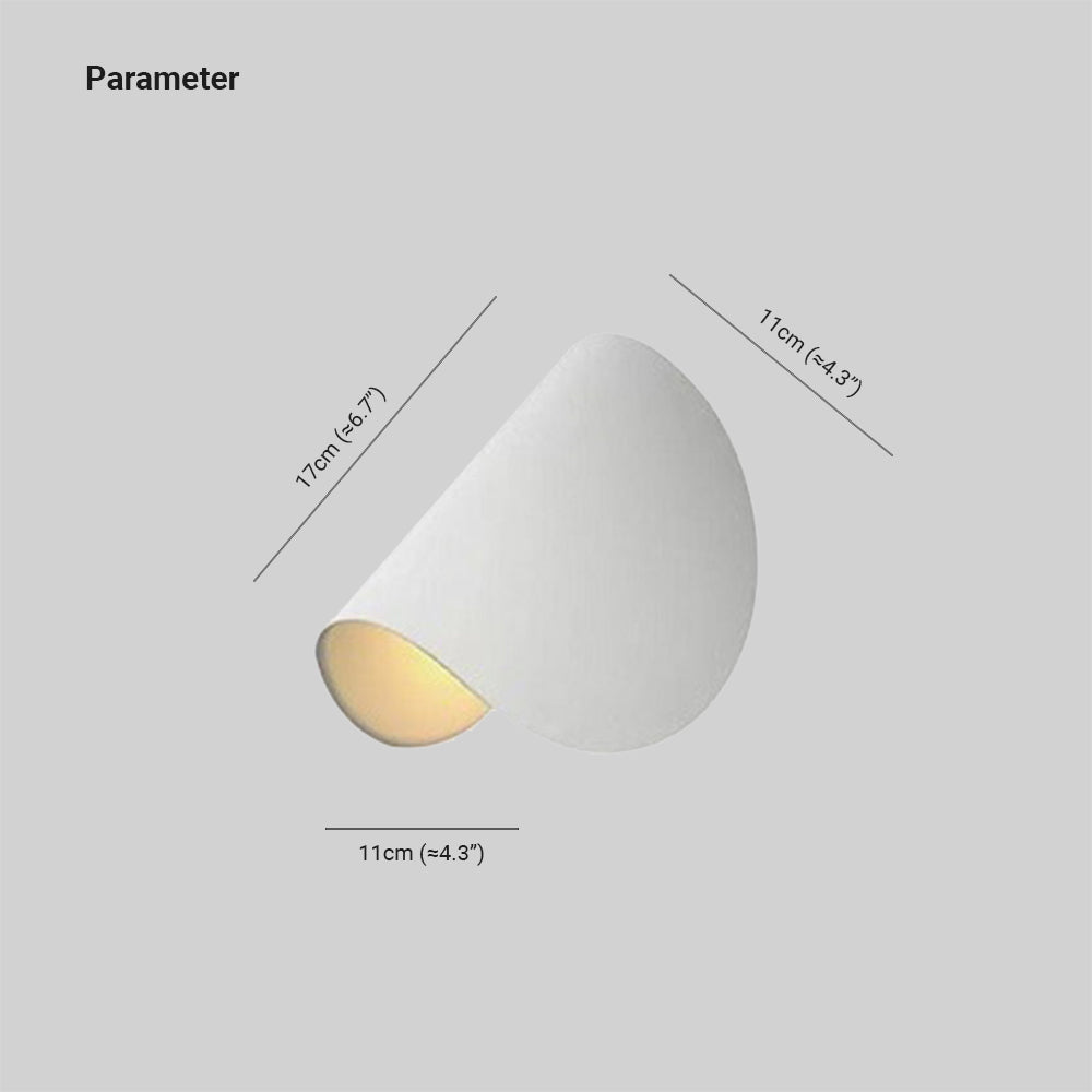 Skorter | Eveline Modern Geometric LED Wall Lamp - 4 Colors Indoor/Outdoor Metal