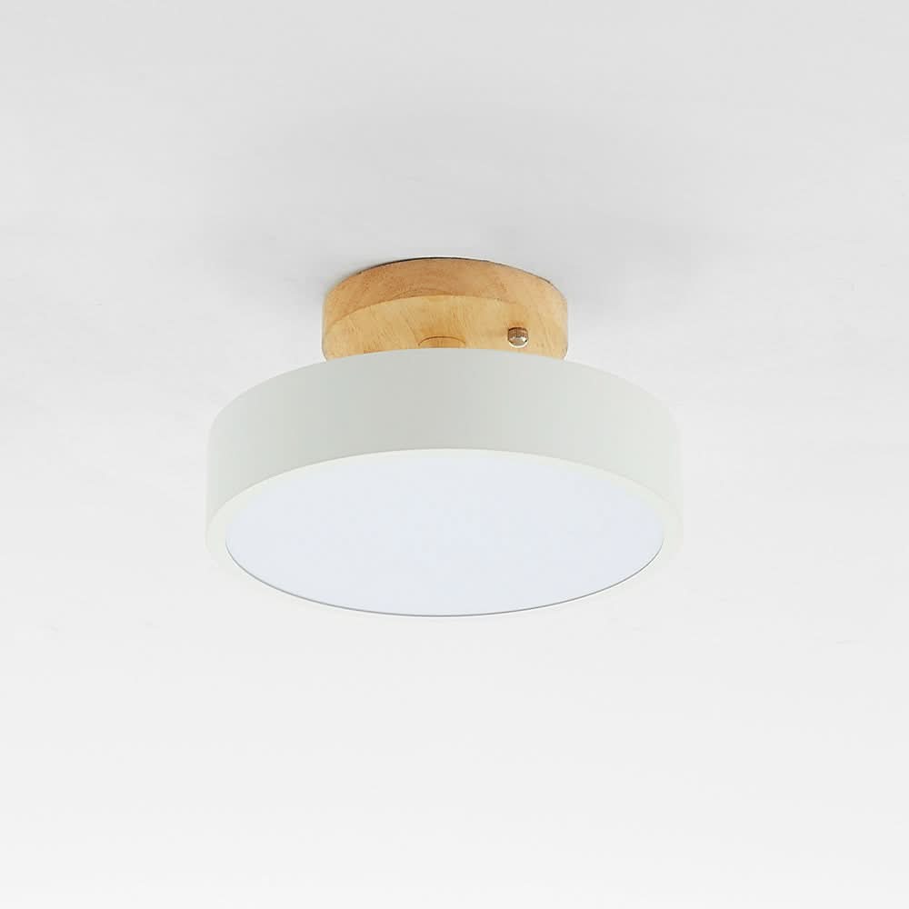 Skorter | Modern Wood LED Ceiling Light with Dimmable Function