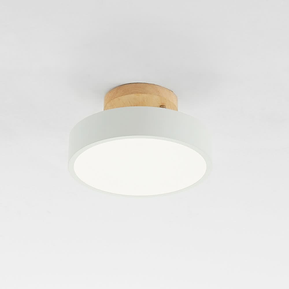 Skorter | Modern Wood LED Ceiling Light with Dimmable Function