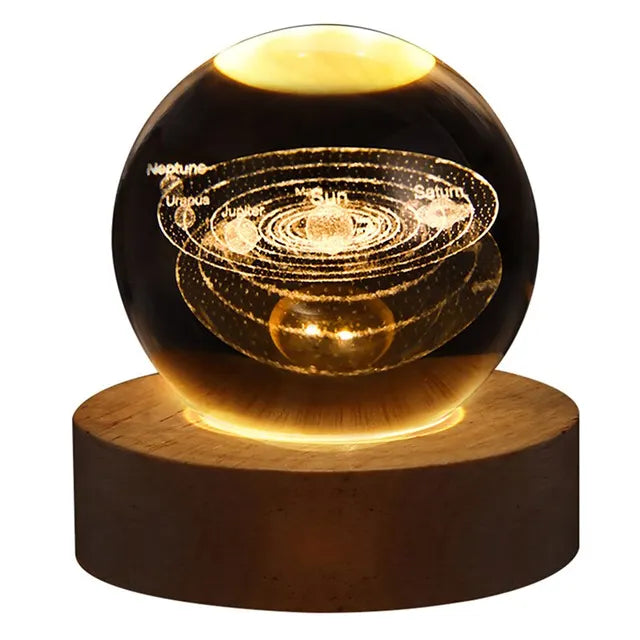 Skorter | GalaxyGlow - Solar System Table Lamp – LED Lighting with Planet Design