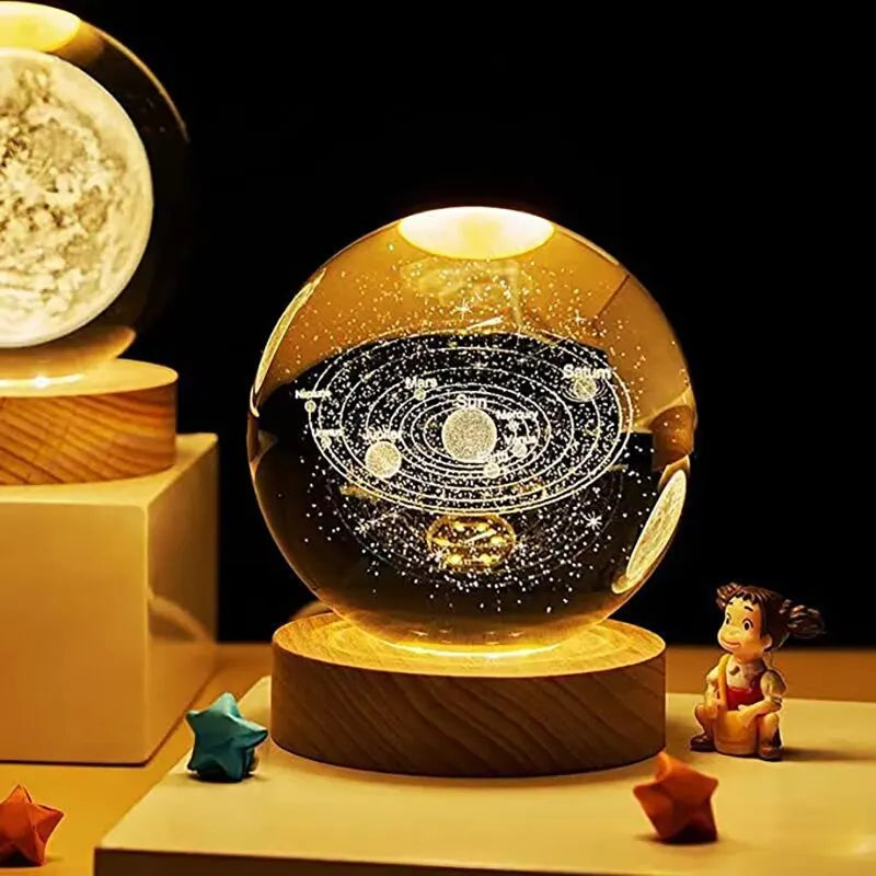 Skorter | GalaxyGlow - Solar System Table Lamp – LED Lighting with Planet Design