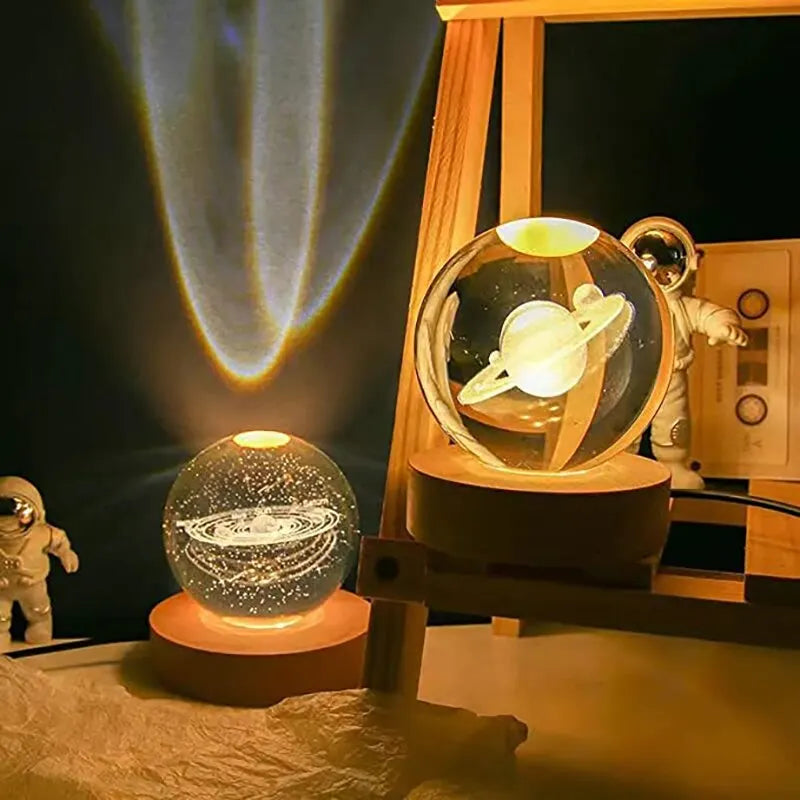 Skorter | GalaxyGlow - Solar System Table Lamp – LED Lighting with Planet Design