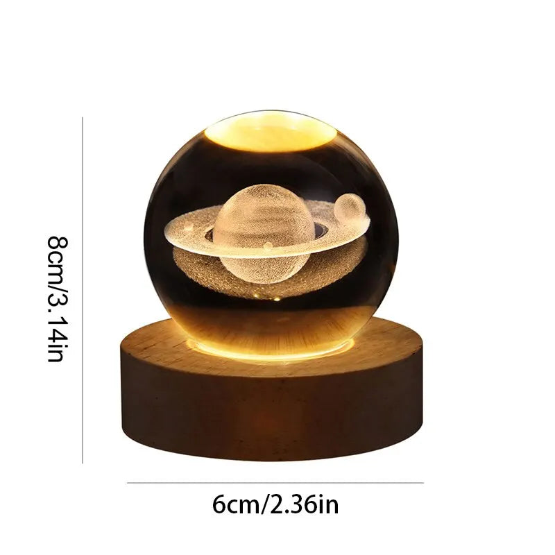 Skorter | GalaxyGlow - Solar System Table Lamp – LED Lighting with Planet Design