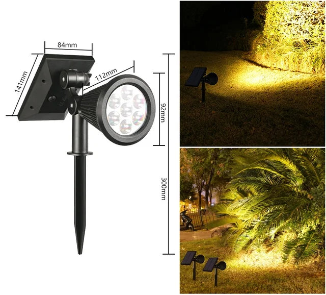 Skorter | SolarGlow - Solar LED Garden Spotlight for Path Lighting – Slim, Weatherproof & Energy Saving