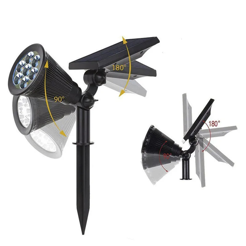 Skorter | SolarGlow - Solar LED Garden Spotlight for Path Lighting – Slim, Weatherproof & Energy Saving