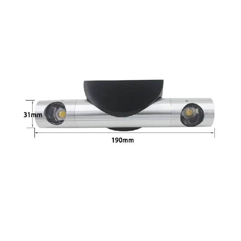 Skorter | LumiBright - LED Wall Lamp with Double Spot - Modern Lighting for Indoor & Outdoor