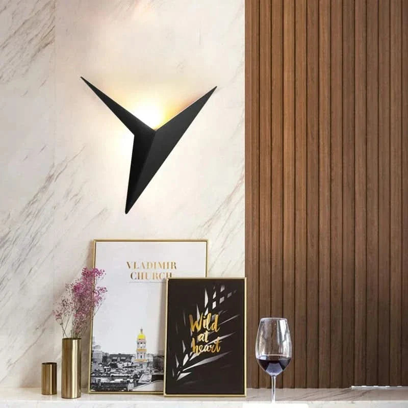 Skorter | Modern LED Triangular Wall Lamp for Stylish Interiors