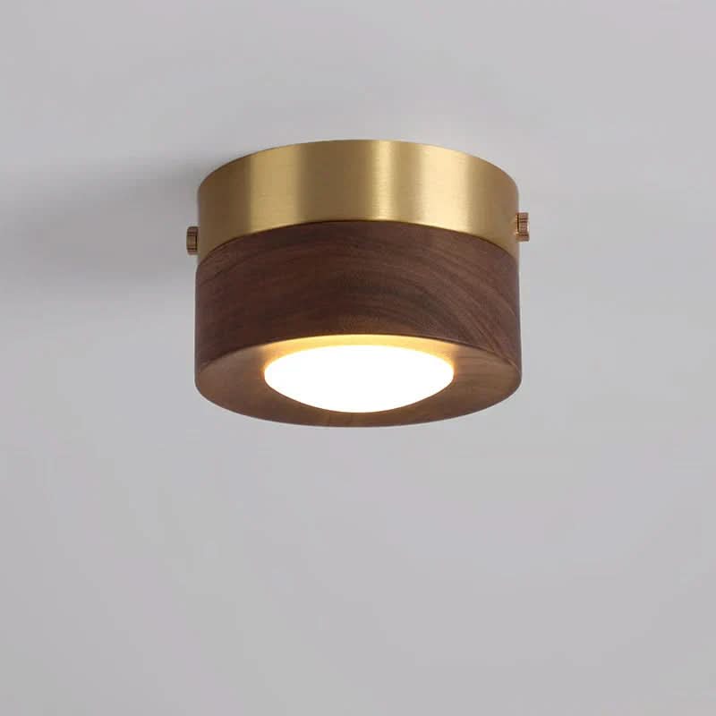 Skorter | Versatile LED lighting with walnut finish