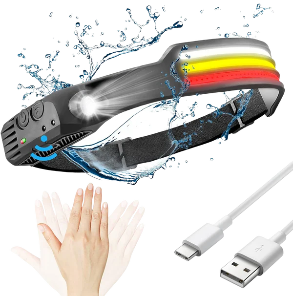 Skorter | Rechargeable  LED Head Torch for Running, Biking, and Outdoor Adventures