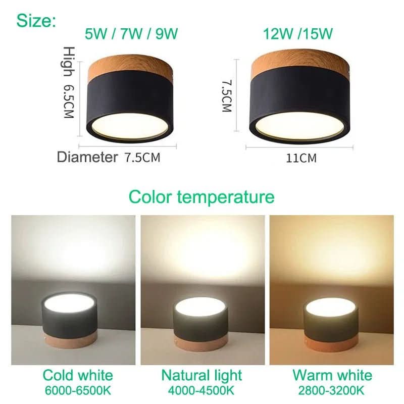 Skorter | Modern dimmable LED ceiling light in Nordic design