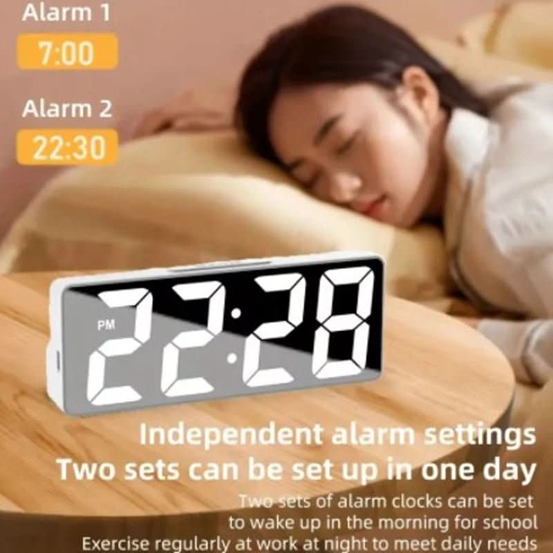 Skorter | LED Digital Alarm Clock with Temperature Display