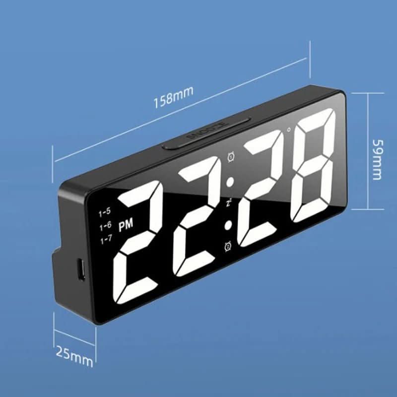 Skorter | LED Digital Alarm Clock with Temperature Display