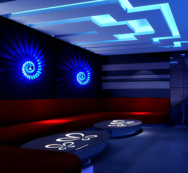 Skorter | LuminBlast LED Wall Light – Colourful Spiral Cylinder Wall Lamp for Modern Indoor Lighting