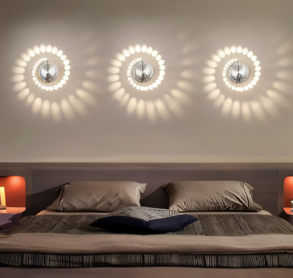 Skorter | LuminBlast LED Wall Light – Colourful Spiral Cylinder Wall Lamp for Modern Indoor Lighting