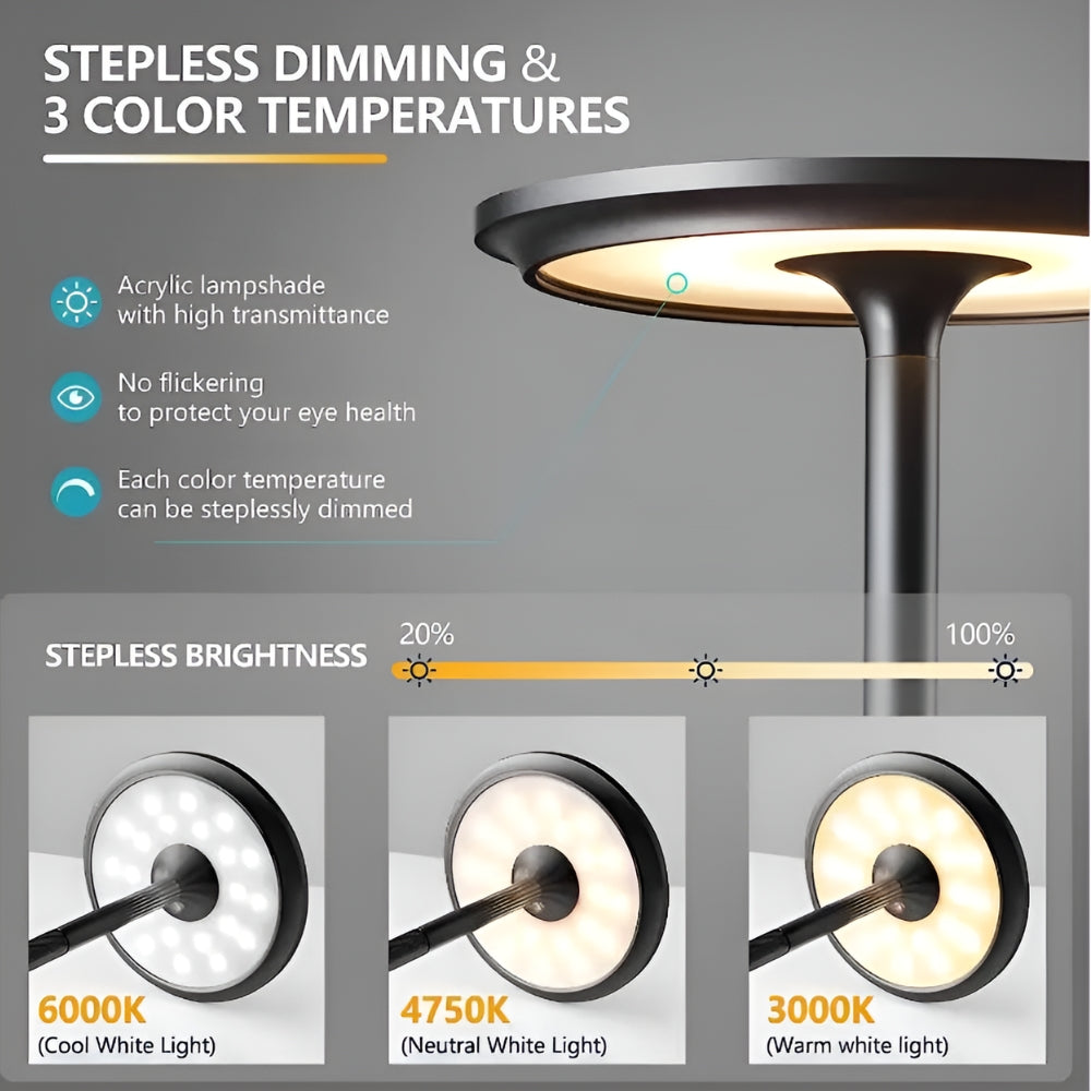 Skorter | Lunox LED Rechargeable Desk Lamp