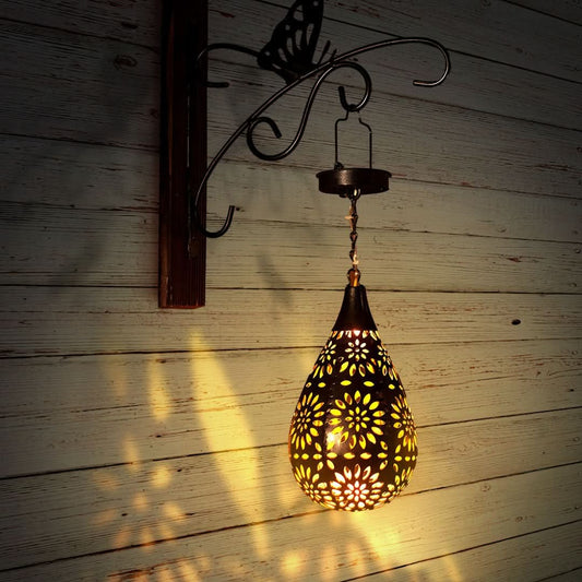 Skorter | Solar Drop Garden Light with Warm White LED – Waterproof Outdoor Lighting