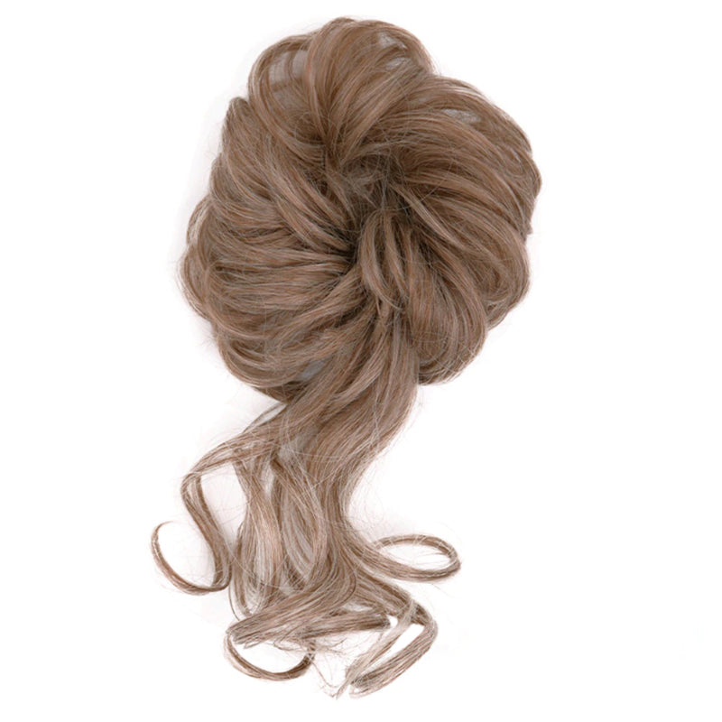 Skorter | Curly And Messy Hair Bun Scrunchie Extension Wigs (New)