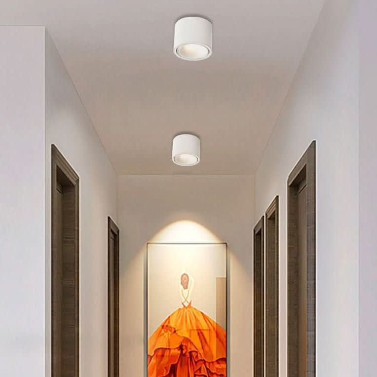 Skorter | Minimalistic LED Ceiling Light with Adjustable Spotlight