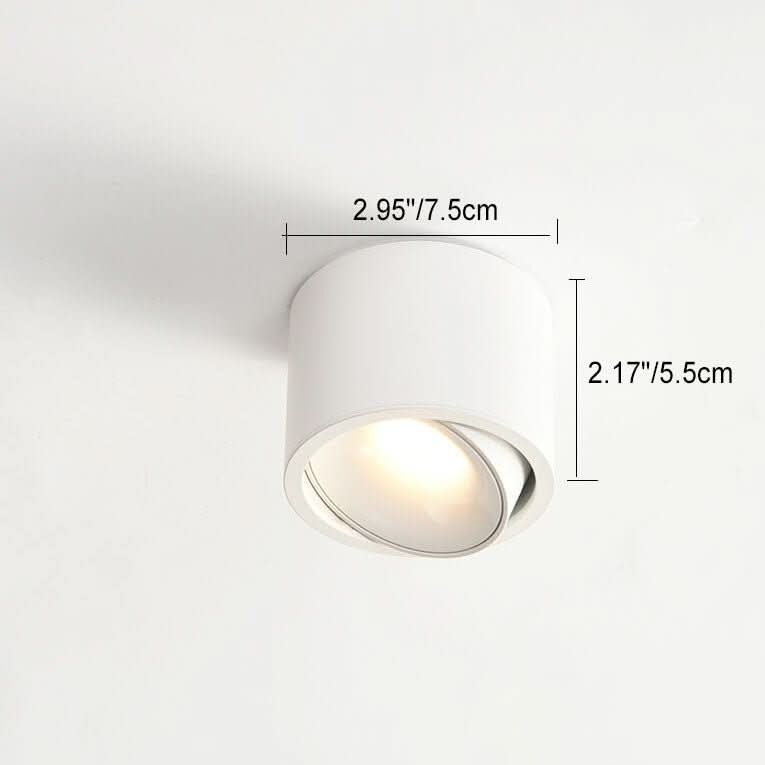 Skorter | Minimalistic LED Ceiling Light with Adjustable Spotlight