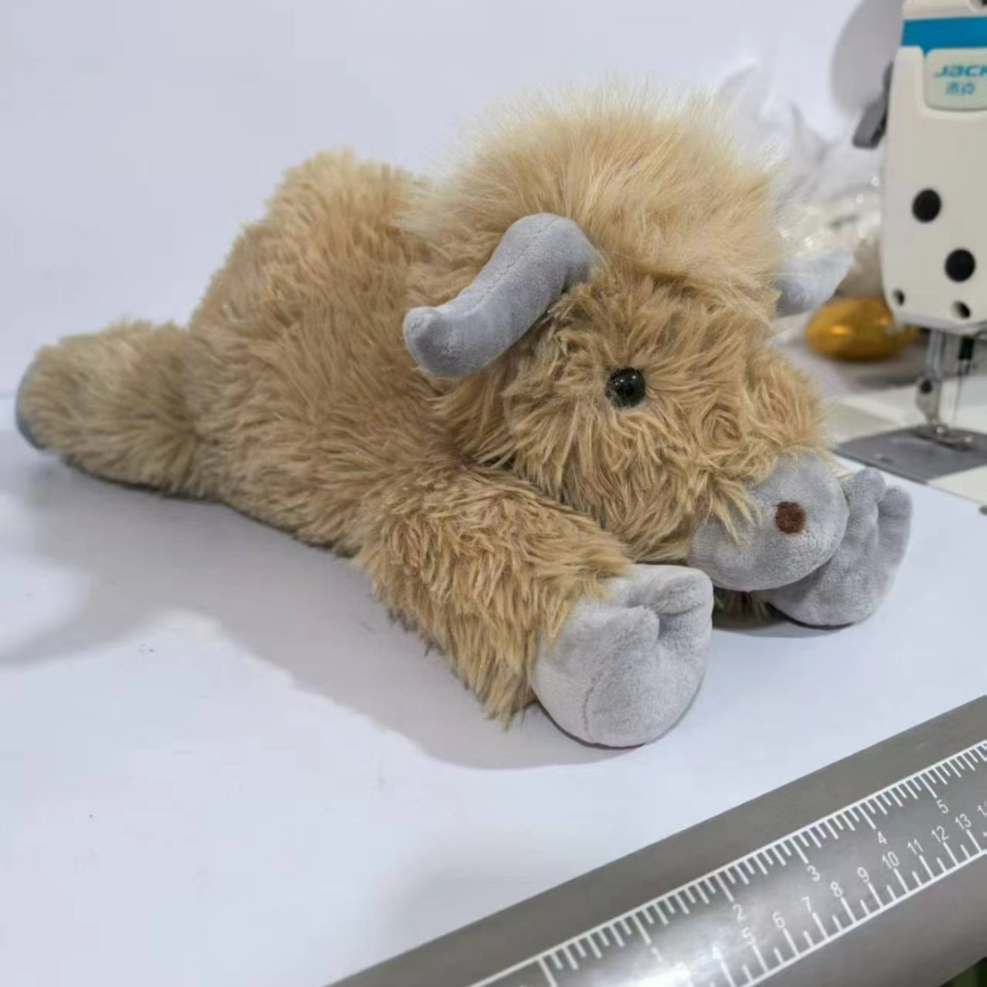 Skorter | Cozy Highland Cattle Plush Toy for Kids and Adults