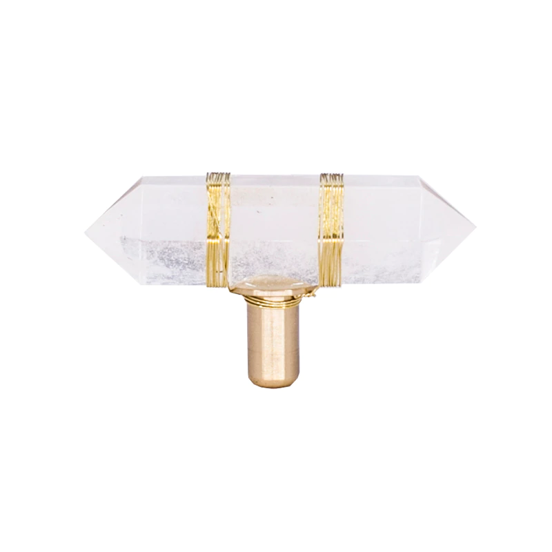 Skorter | Elegance Crystal Brass Cabinet Knob