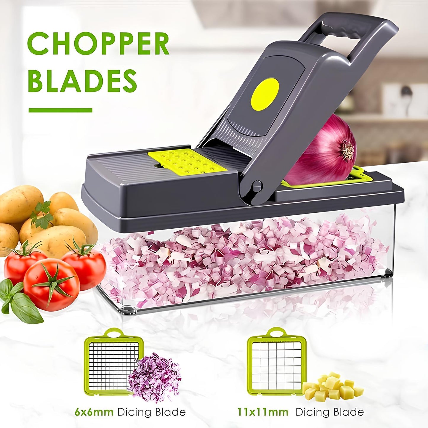 Skorter kitchen 14 in 1 with push button