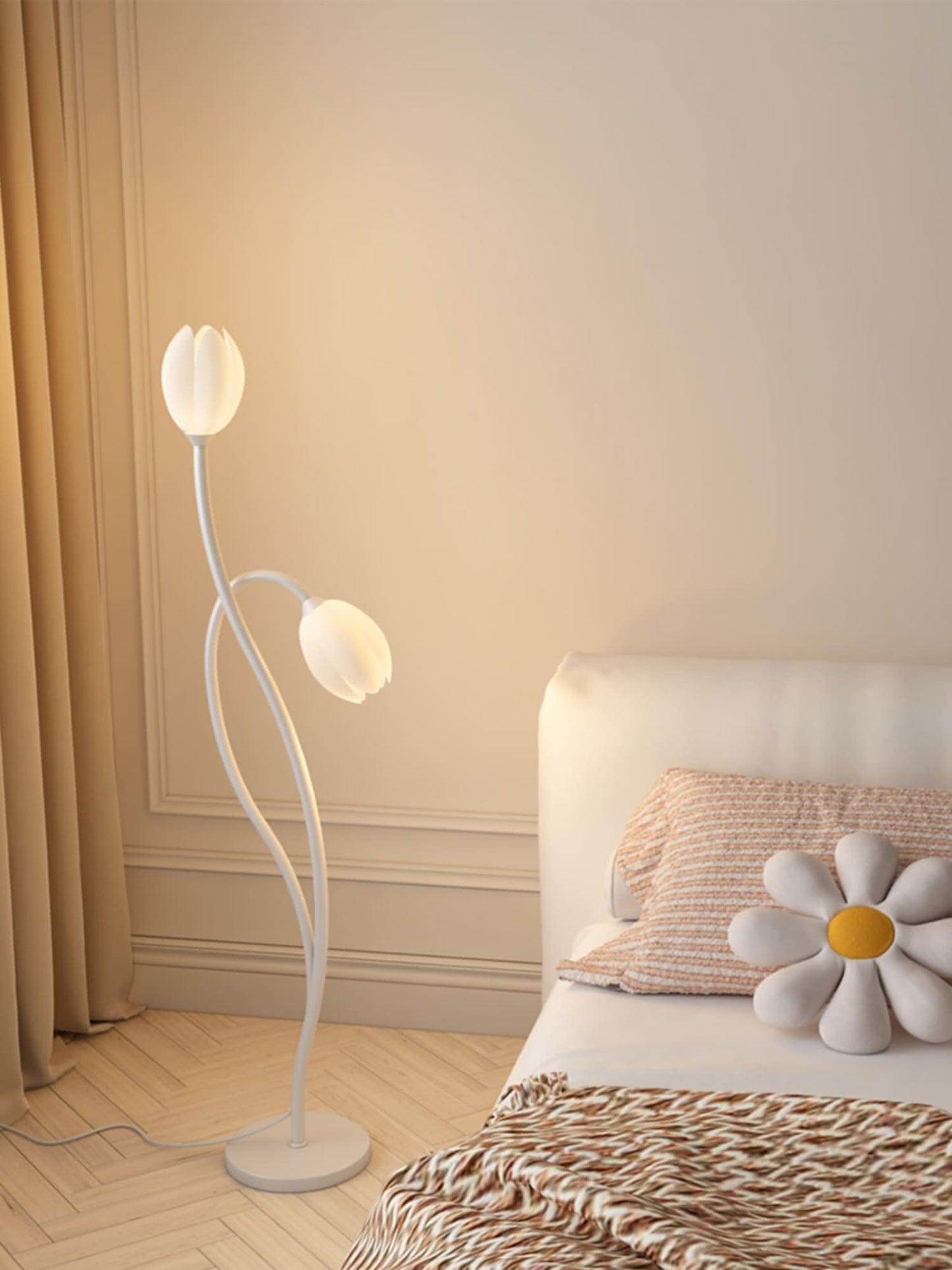 Skorter | Modern Flower Floor Lamp with G9 Socket