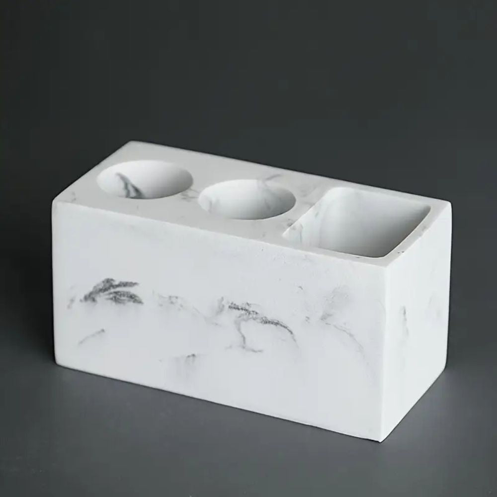 Skorter | Couple Resina Toothbrush Holder