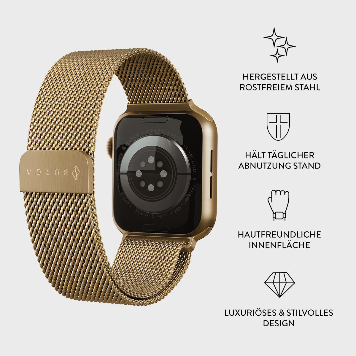 Skorter | Apple Watch Band - Metal Mesh