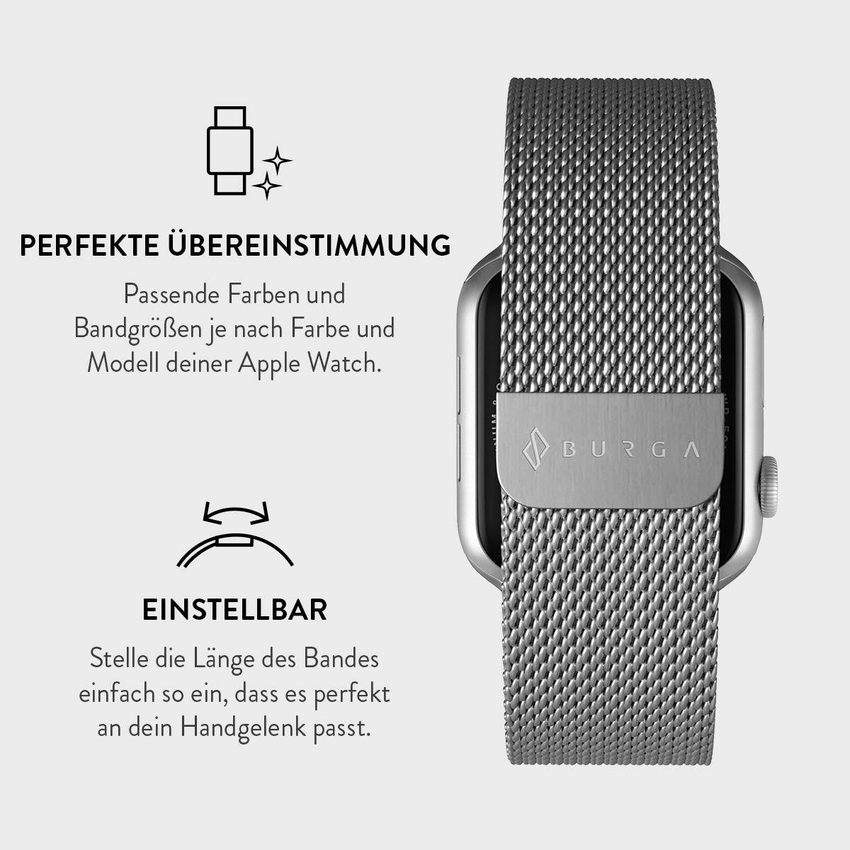 Skorter | Apple Watch Band - Metal Mesh