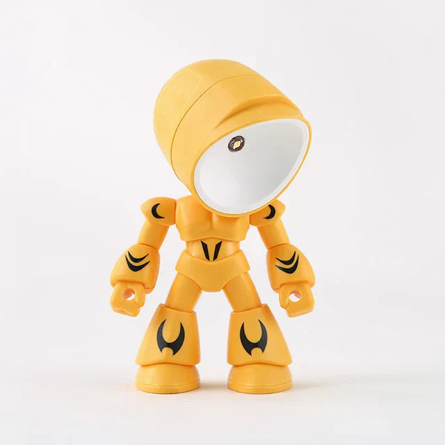 Skorter | RoboGlow – Cute Robot Table Lamp with LED for Children's Room & Office