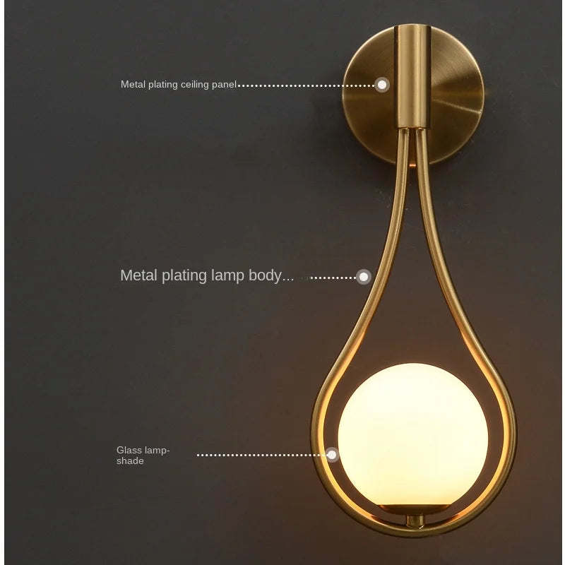 Skorter | Modern Glass Ball Wall Lamp
