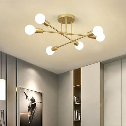 Skorter | Modern LED Ceiling Light, 70cm Round Fixture