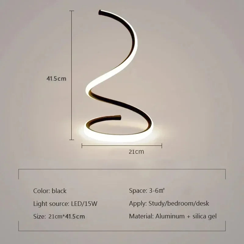 Skorter | GlowStream - Modern LED Table Lamp