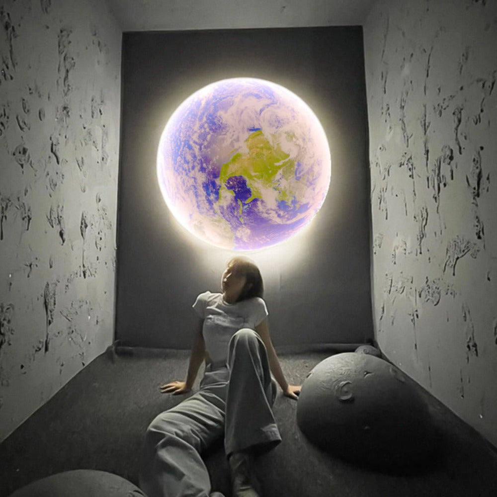 Skorter | 3D LED Moon or Earth Ceiling or Wall Lamp (3 Styles) 24CM-80CM