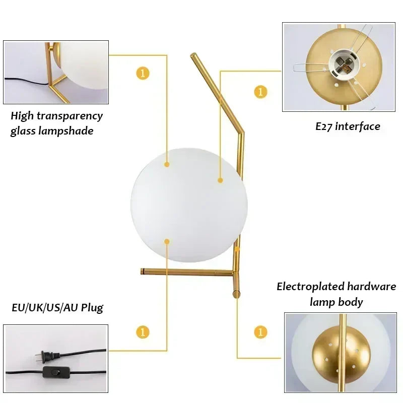 Skorter | LuxeGlim - Modern Elegant Table Lamp