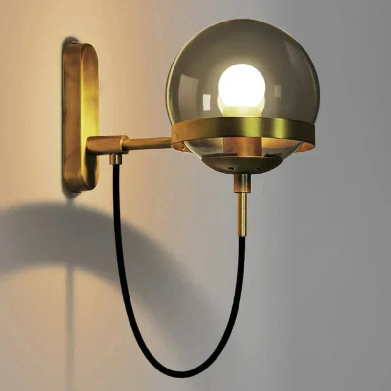 Skorter | GlassGlow - Modern Glass Wall Lamp – LED Wall Lamp for Living Room & Hallway