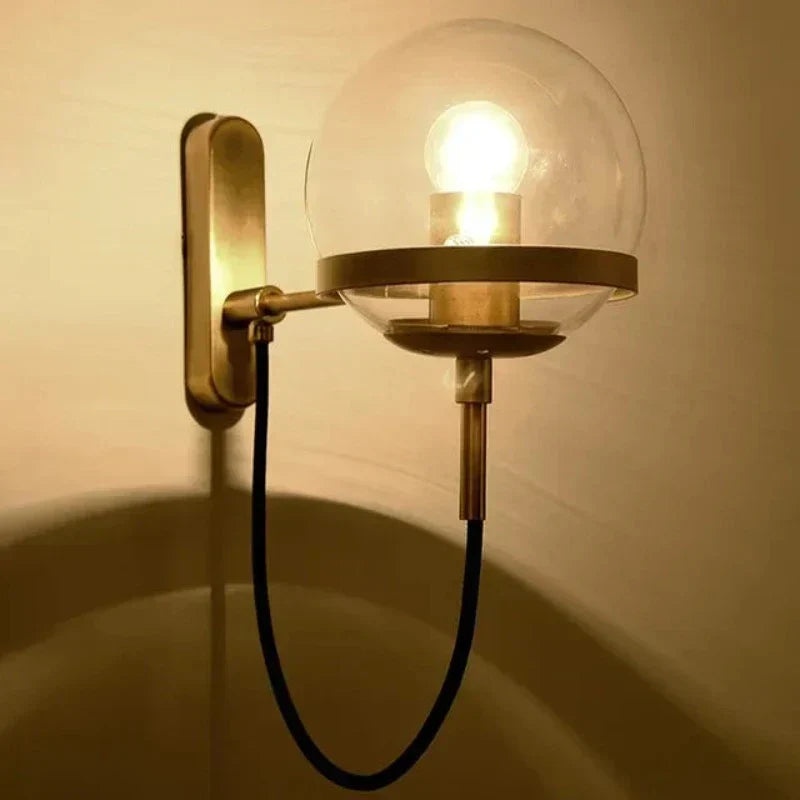 Skorter | GlassGlow - Modern Glass Wall Lamp – LED Wall Lamp for Living Room & Hallway
