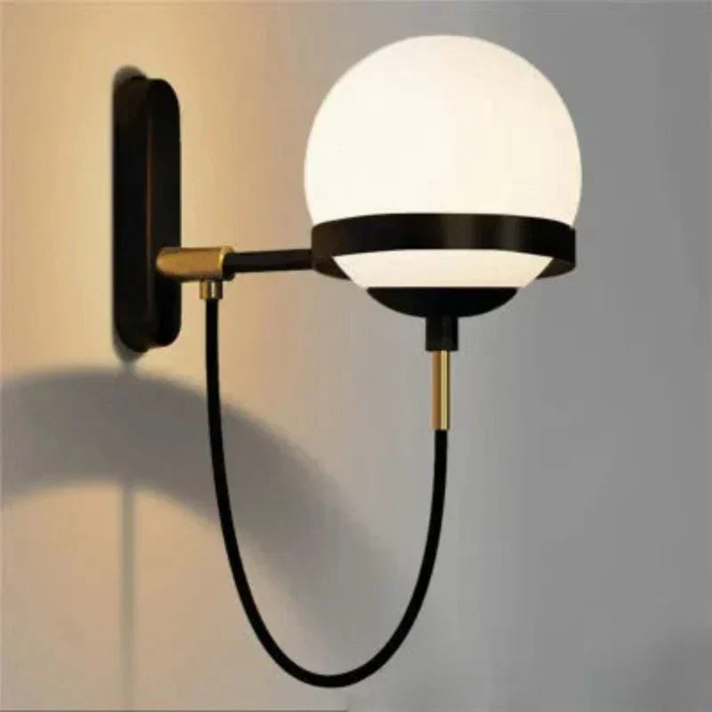 Skorter | GlassGlow - Modern Glass Wall Lamp – LED Wall Lamp for Living Room & Hallway