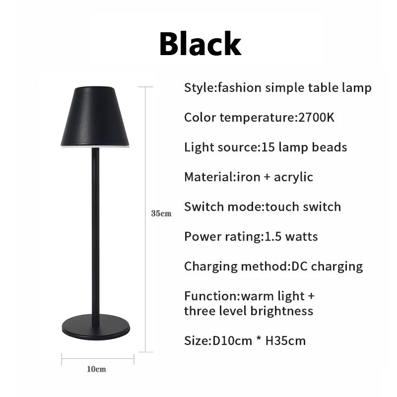 Skorter | LumiGlide - Rechargeable LED Table and Desk Lamp