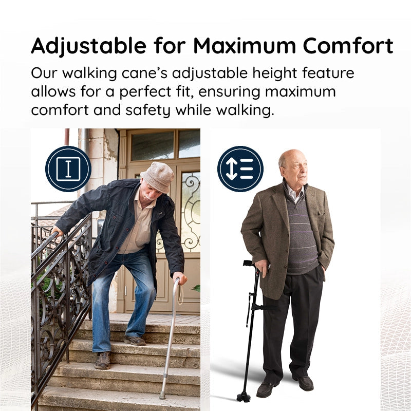 Skorter | Multi-Functional Foldable LED Walking Cane