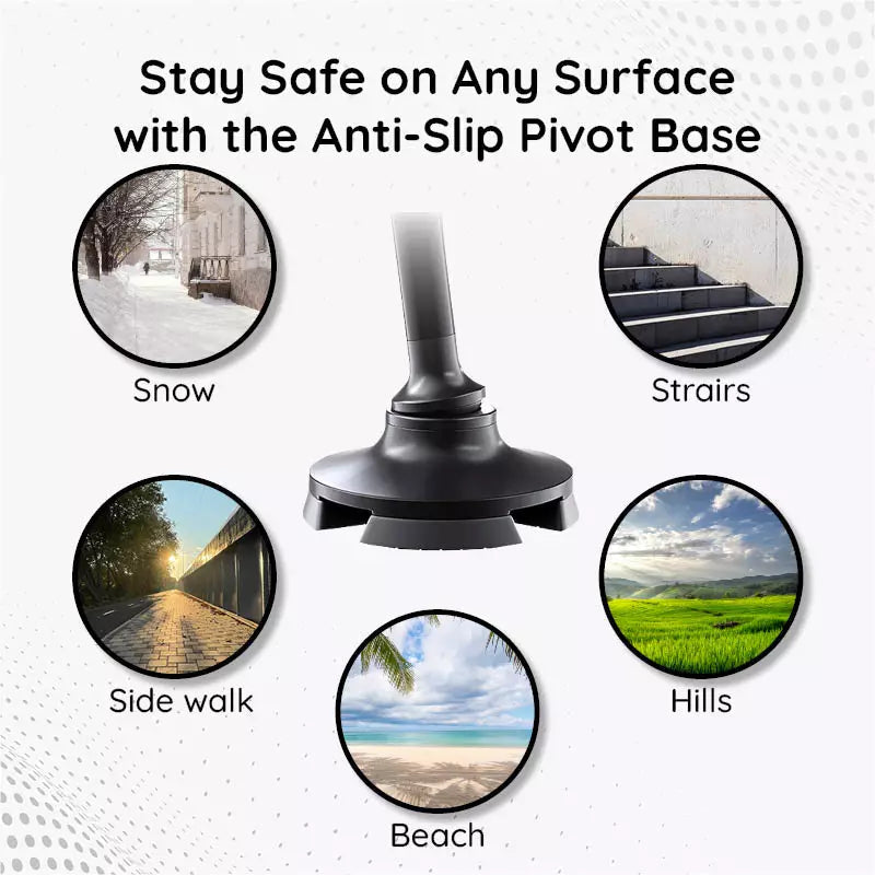 Skorter | Multi-Functional Foldable LED Walking Cane