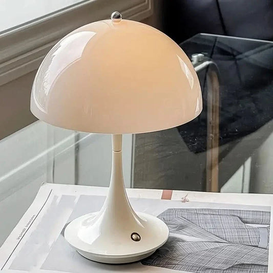 Skorter | Adjustable LED Mushroom Table Lamp with Touch Dimmer