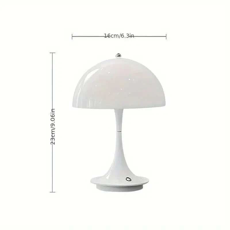 Skorter | Adjustable LED Mushroom Table Lamp with Touch Dimmer