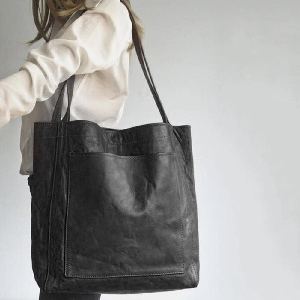 Skorter | Elegant Women's Leather Handbag – Timeless Style for Work & Casual Wear