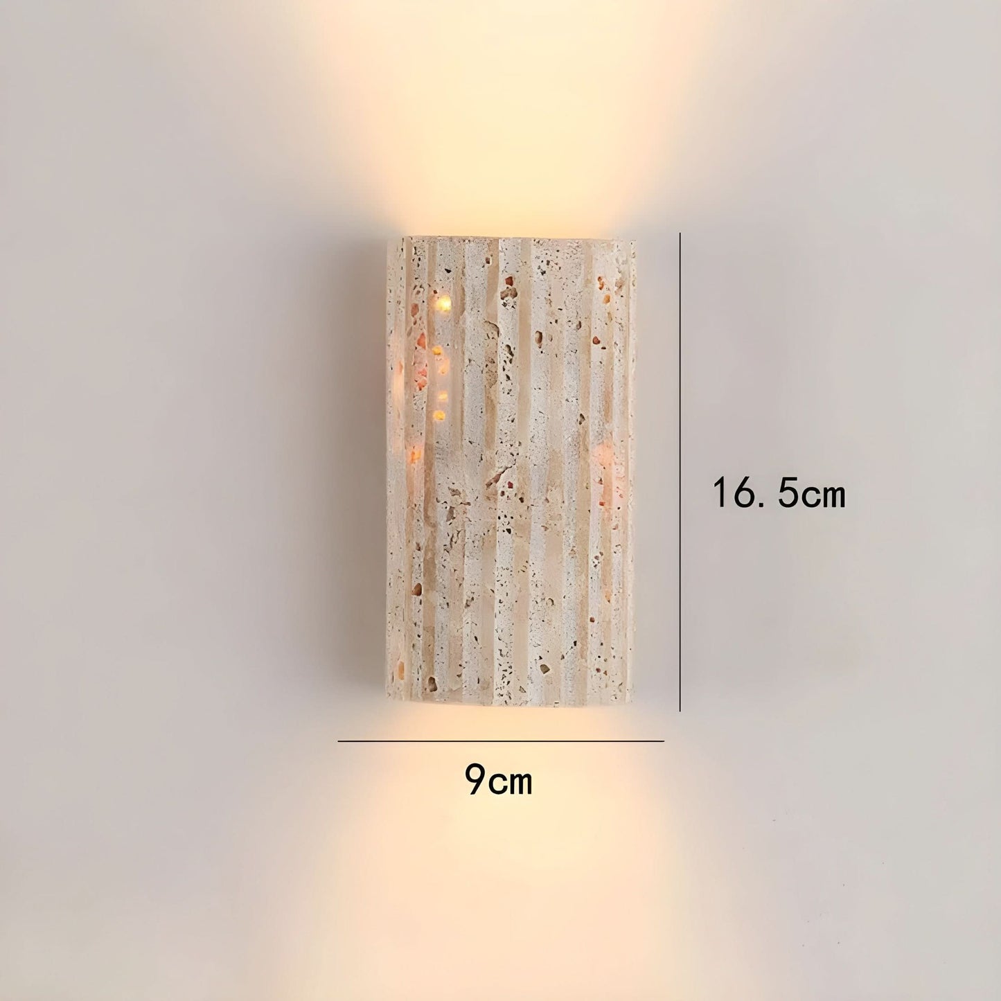 Skorter | Natural Stone LED Wall Sconce Light
