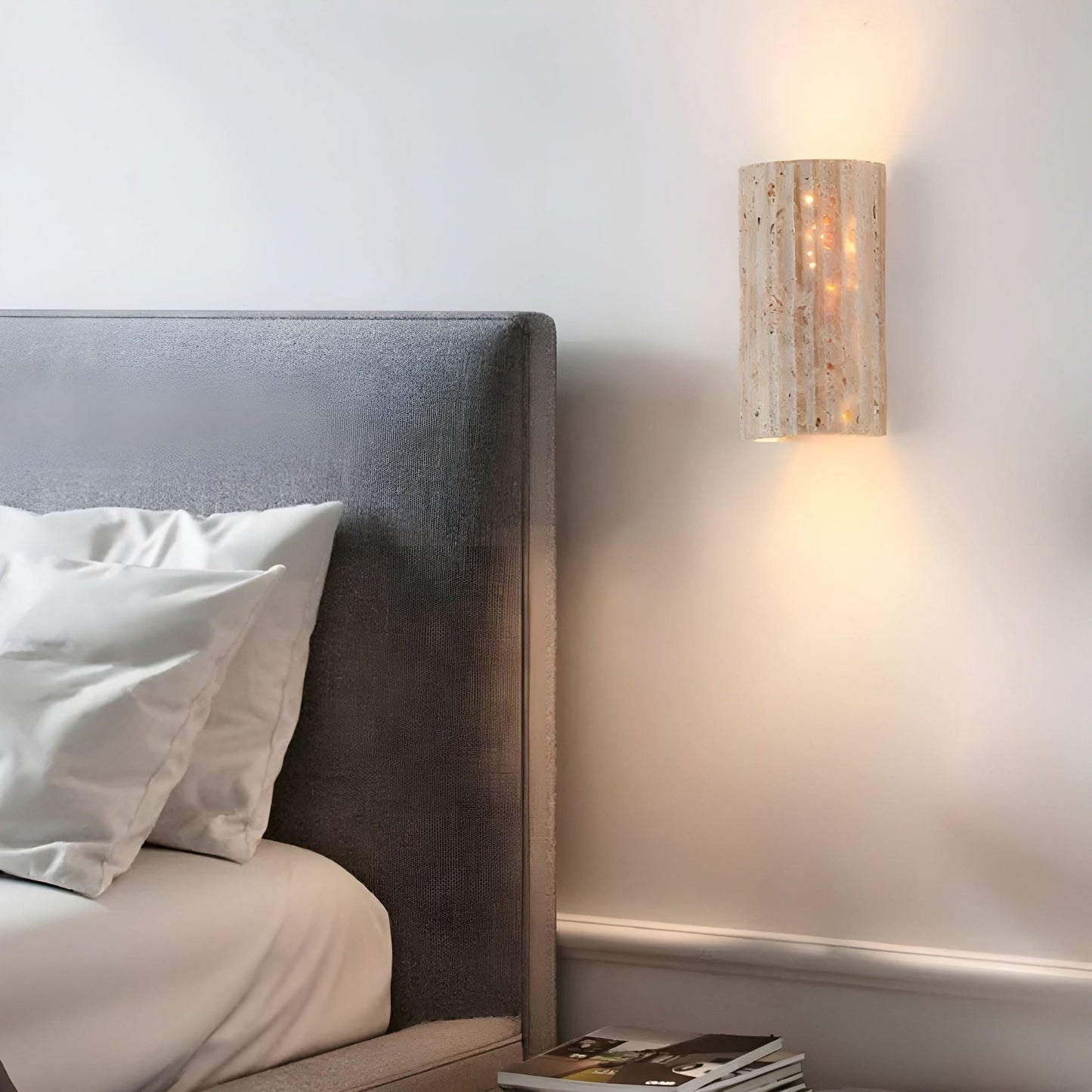Skorter | Natural Stone LED Wall Sconce Light