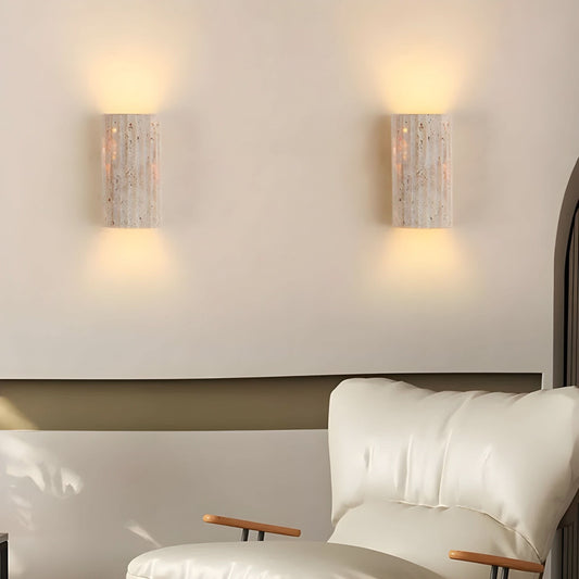 Skorter | Natural Stone LED Wall Sconce Light