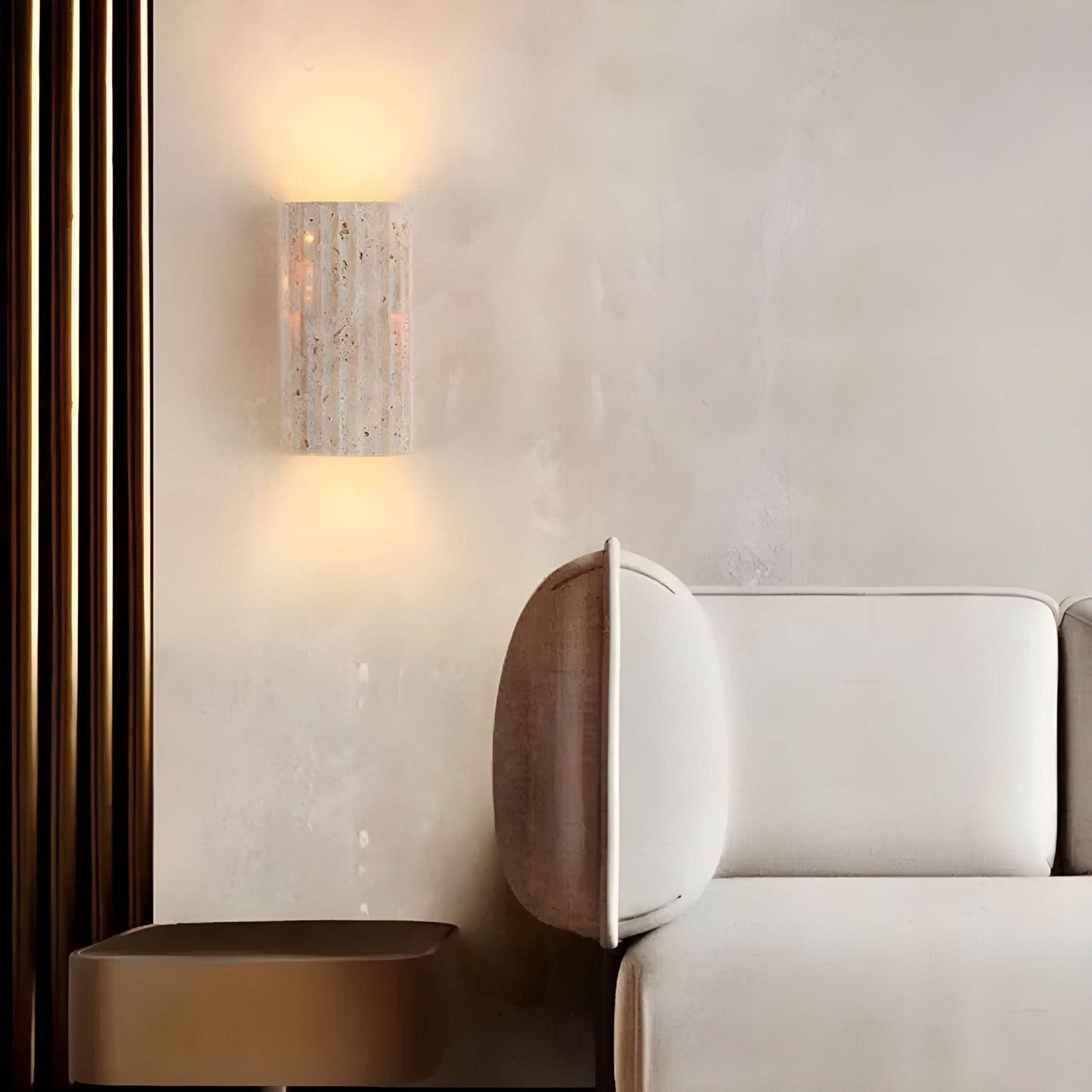 Skorter | Natural Stone LED Wall Sconce Light